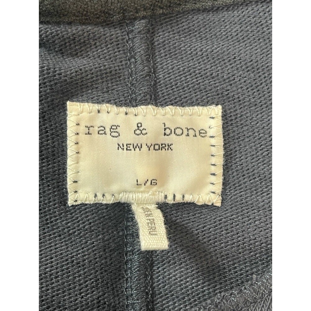 Rag & Bone Long Sleeve Henley Classic Men’s Large Deep Navy 100% Cotton NWT - Picture 6 of 10